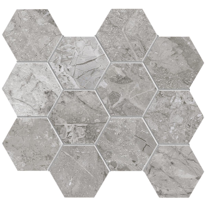 Pastorelli Sunshine Breccia Grey Mosaik Esagon 30x30 cm