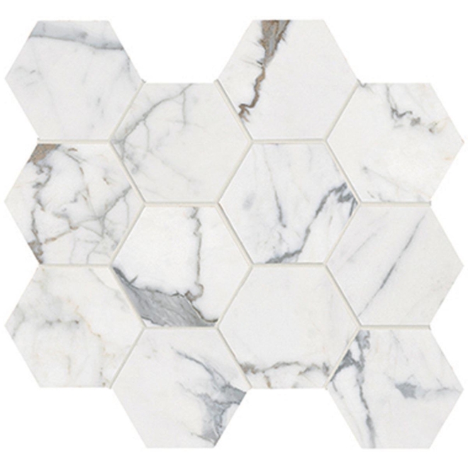 Pastorelli Sunshine Calacatta White Mosaik Esagon 30x30 cm