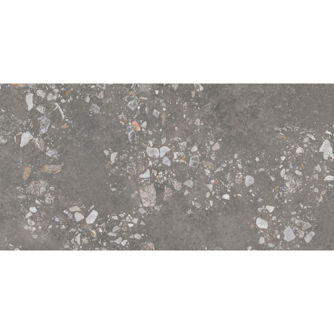 Pastorelli Yourself Dark Grey Bubble Boden- und Wandfliese 60x120 cm