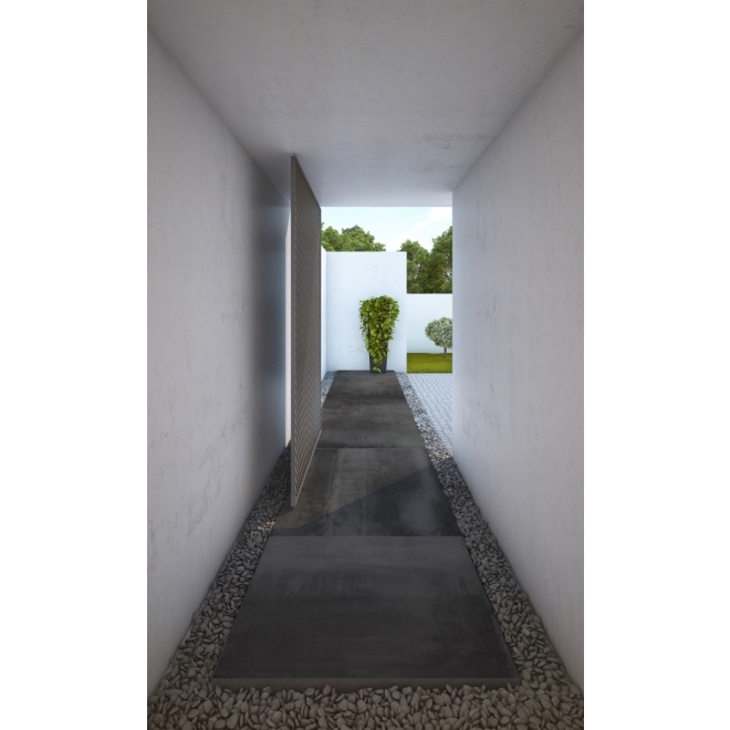 PrimeCollection HemiPLUS Outdoor Iron Terrassenplatte rektifiziert 60x60 cm