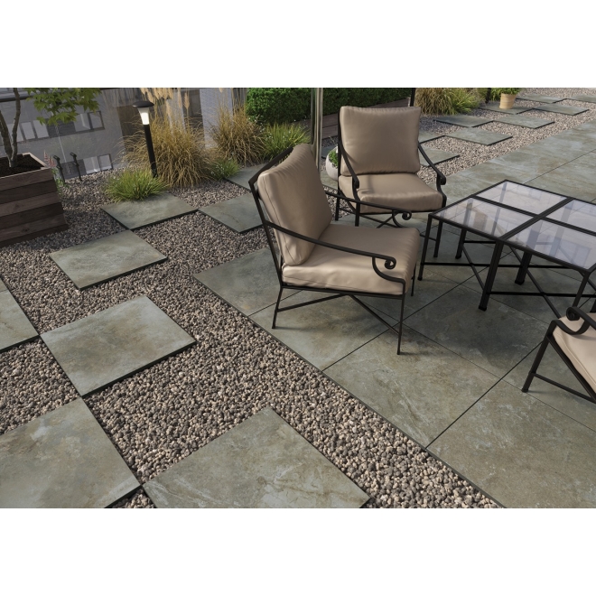 PrimeCollection Inverness Braun Terrassenplatte 60x60 cm