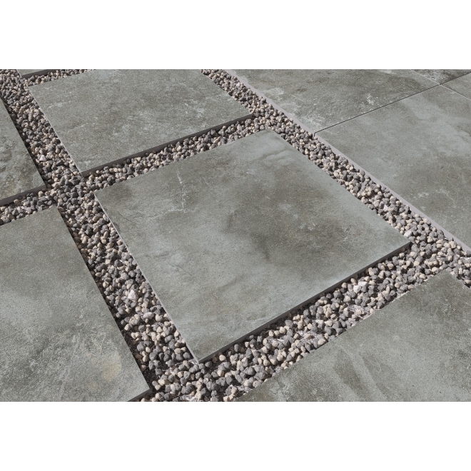 PrimeCollection Inverness Dunkel Grau Terrassenplatte 60x60 cm