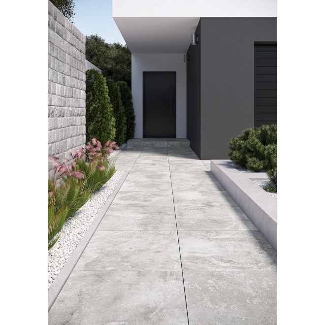 PrimeCollection Inverness Grau Terrassenplatte 60x60 cm