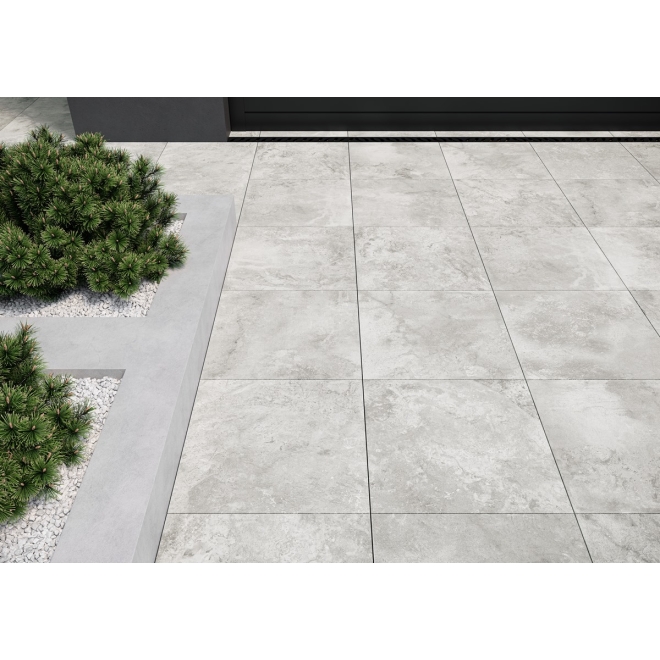 PrimeCollection Inverness Grau Terrassenplatte 60x60 cm