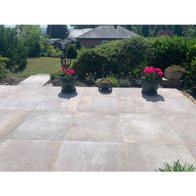 PrimeCollection Cima di Castello Outdoor Terrassenplatte Noce 80x80 cm RESTPOSTEN