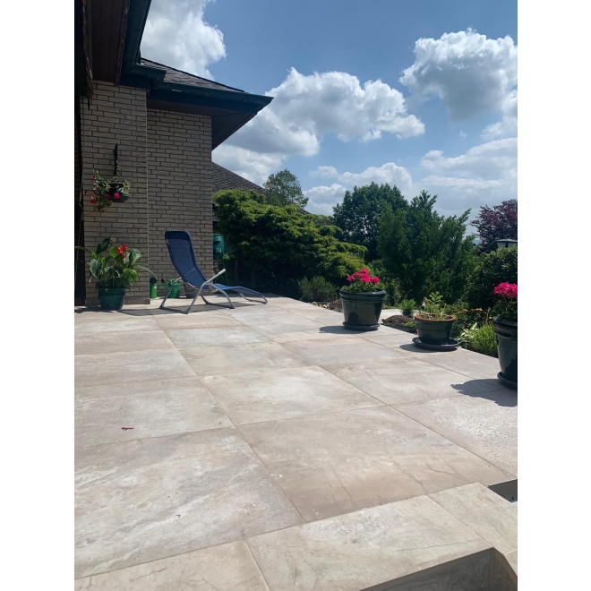 PrimeCollection Cima di Castello Outdoor Terrassenplatte Noce 80x80 cm RESTPOSTEN