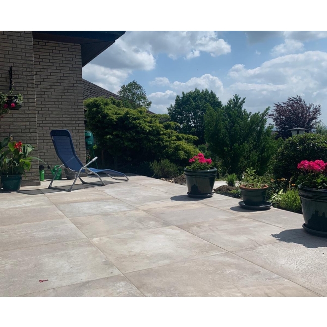 PrimeCollection Cima di Castello Outdoor Terrassenplatte Noce 80x80 cm RESTPOSTEN