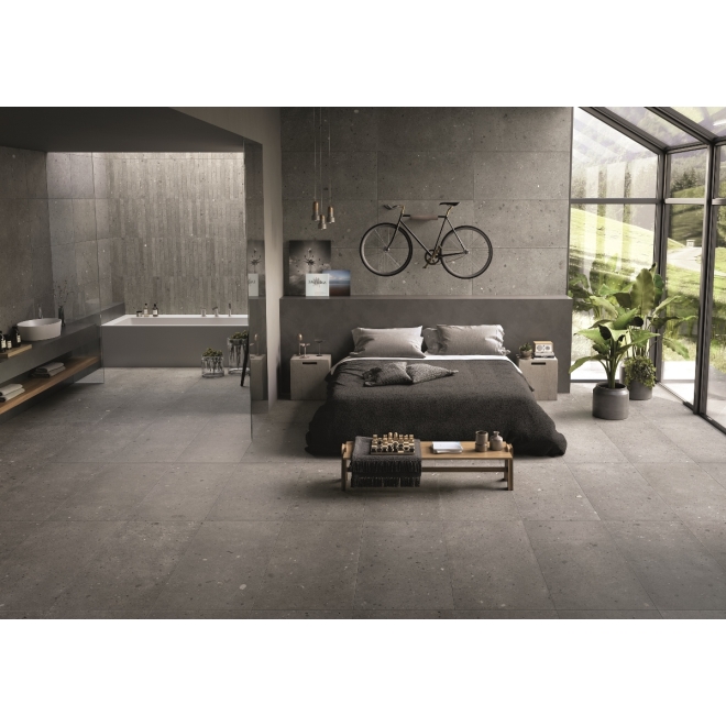 Provenza Ego Boden- und Wandfliese Grigio Scuro 30x60 cm