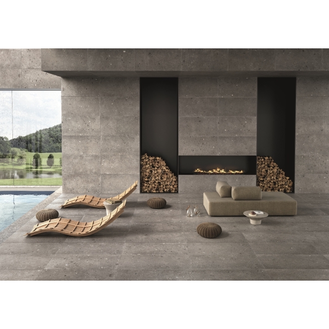 Provenza Ego Boden- und Wandfliese Grigio Scuro 30x60 cm