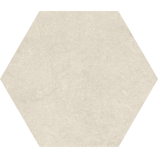 Provenza Eureka Bianco 6-Eck Boden- und Wandfliese 22x19,3 cm