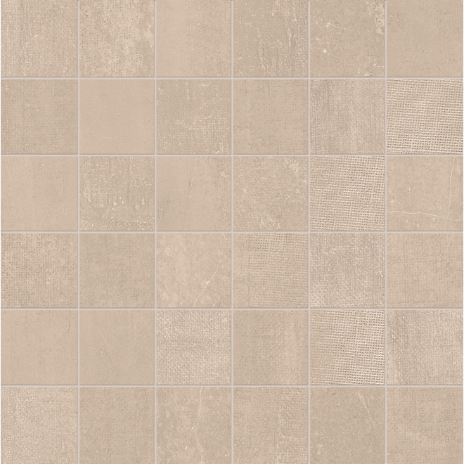 Provenza Gesso Taupe Linen Mosaik 5x5 Matte 30x30 cm