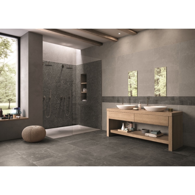 Provenza Groove Boden- und Wandfliese Hot White 60x120 cm