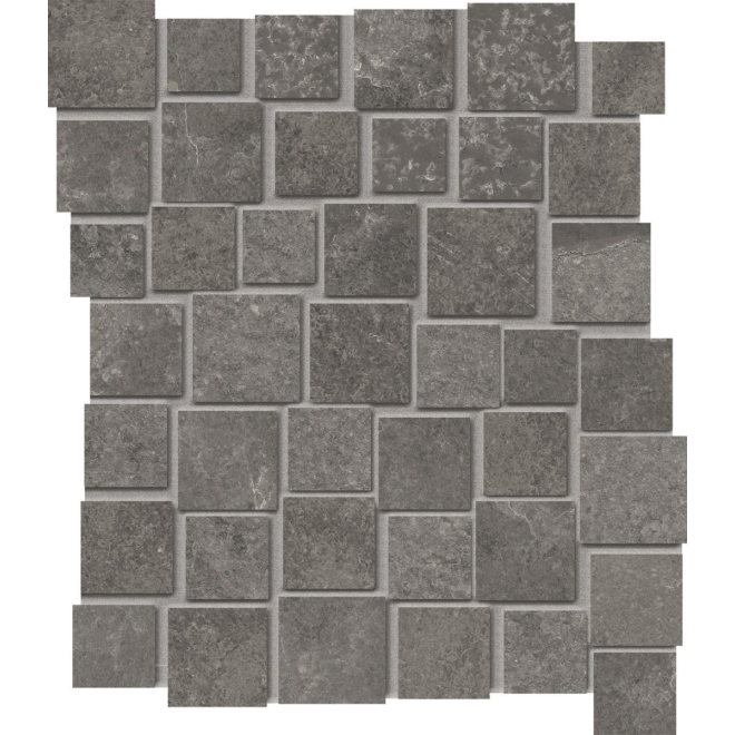 Provenza Groove Mosaico Penta Mistique Black Matte 33x28,7 cm