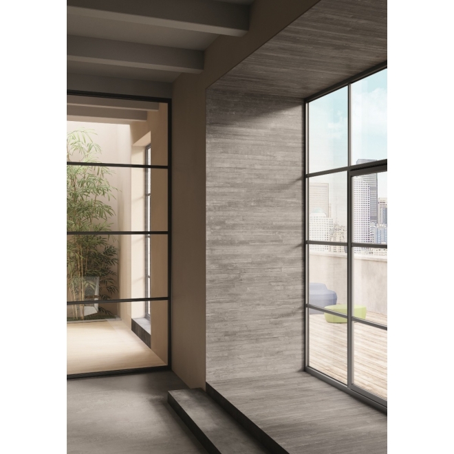 Provenza Re-Play Concrete Boden- und Wandfliese Dark Grey Recupero 30x60 cm
