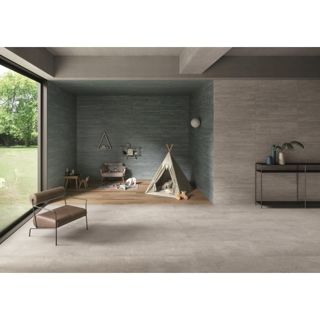 Provenza Re-Play Concrete Boden- und Wandfliese Grey Cassaforma Flat 60x120 cm