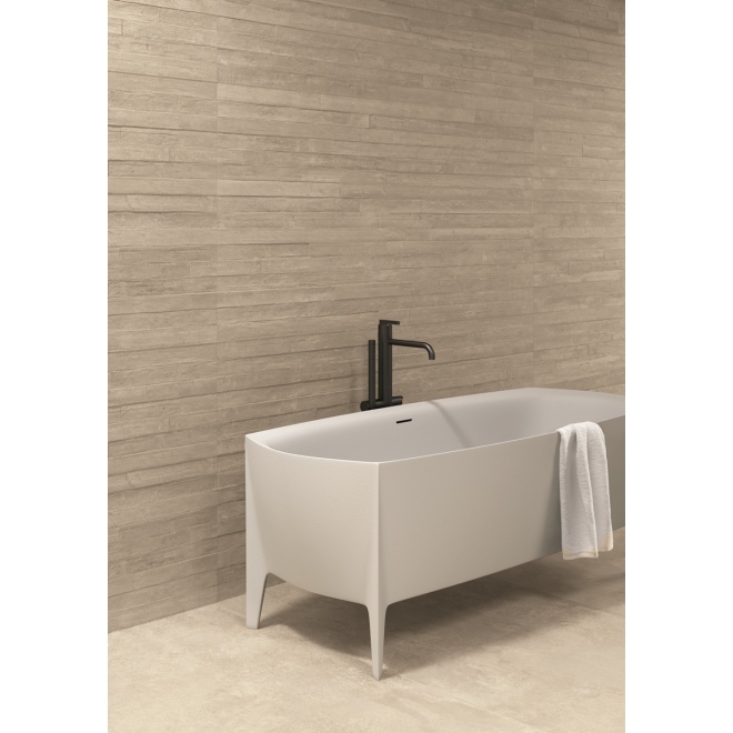 Provenza Re-Play Concrete Boden- und Wandfliese Sand Cassaforma Flat 30x60 cm