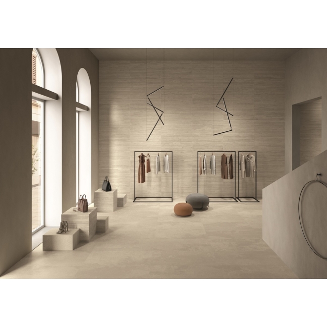 Provenza Re-Play Concrete Boden- und Wandfliese Sand Cassaforma Flat 30x60 cm