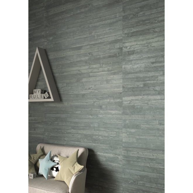 Provenza Re-Play Concrete Wanddekor Verdigris Cassaforma 3D 60x120 cm