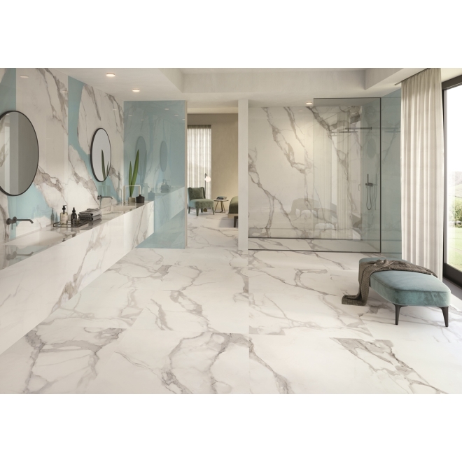 Provenza Unique Marble Boden- und Wandfliese Resin glänzend 60x120 cm