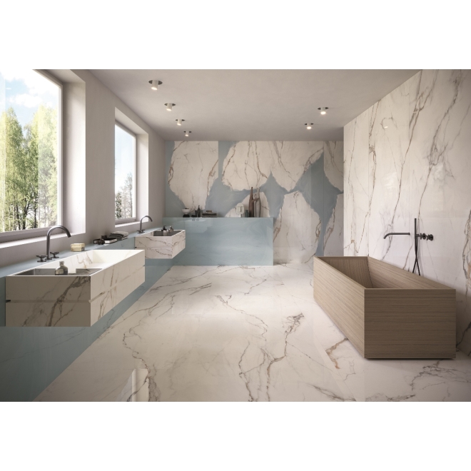 Provenza Unique Marble Boden- und Wandfliese Paonazzetto glänzend 60x120 cm