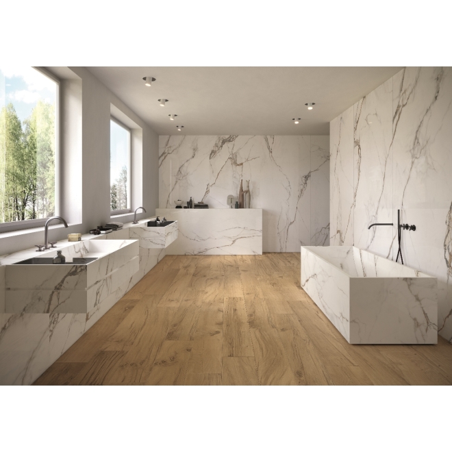 Provenza Unique Marble Boden- und Wandfliese Paonazzetto glänzend 60x120 cm