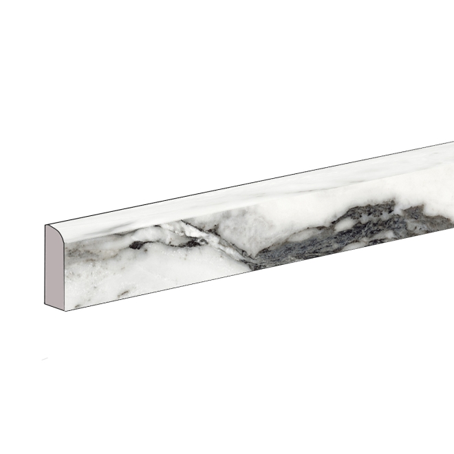 Provenza Unique Marble Sockel 7x60 Bianco Siena matt SilkTech 7x60 cm