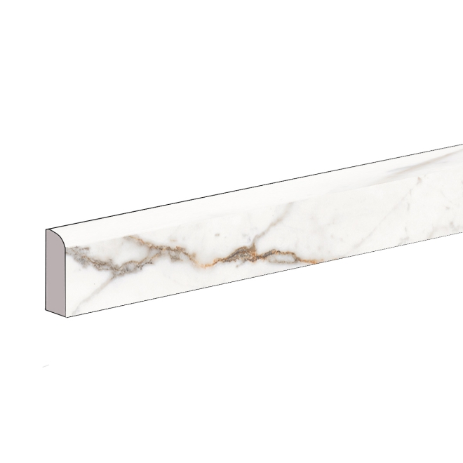 Provenza Unique Marble Sockel 7x60 Paonazzetto glänzend 7x60 cm