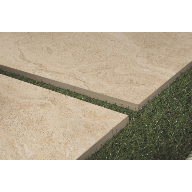 Provenza Unique Travertine Cream Minimal Terrassenplatte 60x120 cm