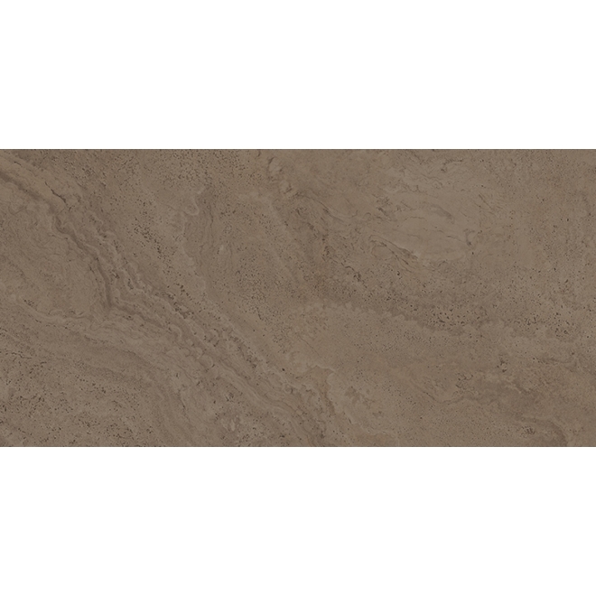 Provenza Unique Travertine Boden- und Wandfliese Chocolate Minimal matt 60x120 cm