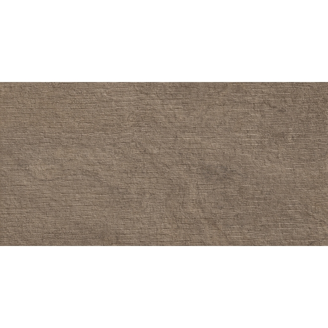 Provenza Unique Travertine Wandfliese Chocolate Ruled matt strukturiert 60x120 cm