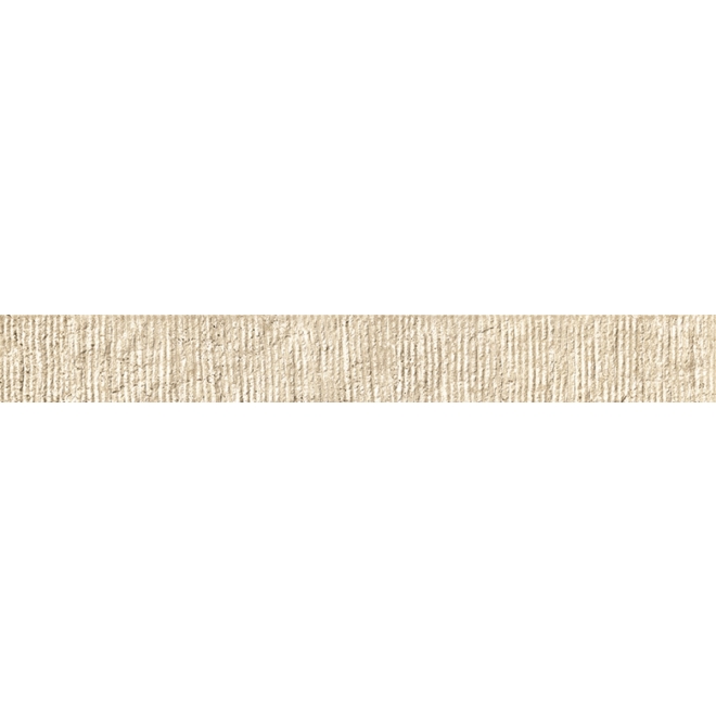 Provenza Unique Travertine Wandfliese Cream Ruled matt strukturiert 7,5x60 cm