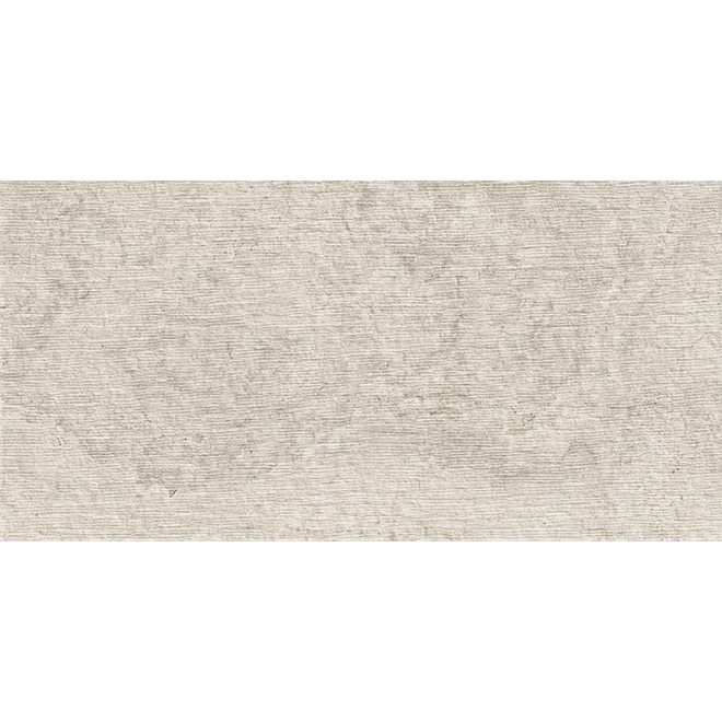 Provenza Unique Travertine Wandfliese Silver Ruled matt strukturiert 60x120 cm