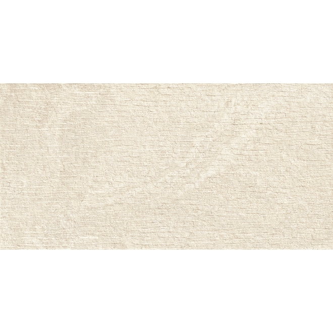 Provenza Unique Travertine Wandfliese White Ruled matt strukturiert 60x120 cm