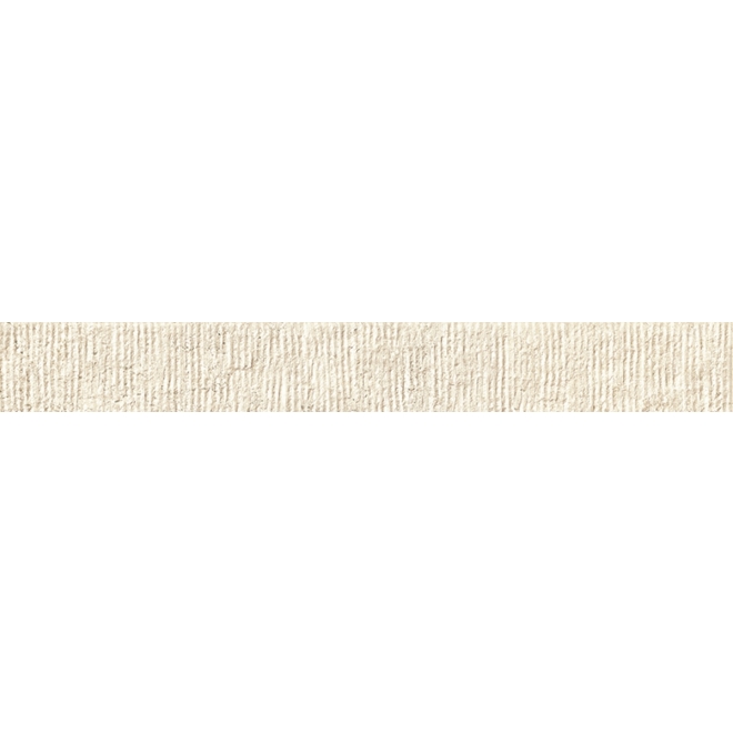 Provenza Unique Travertine Wandfliese White Ruled matt strukturiert 7,5x60 cm