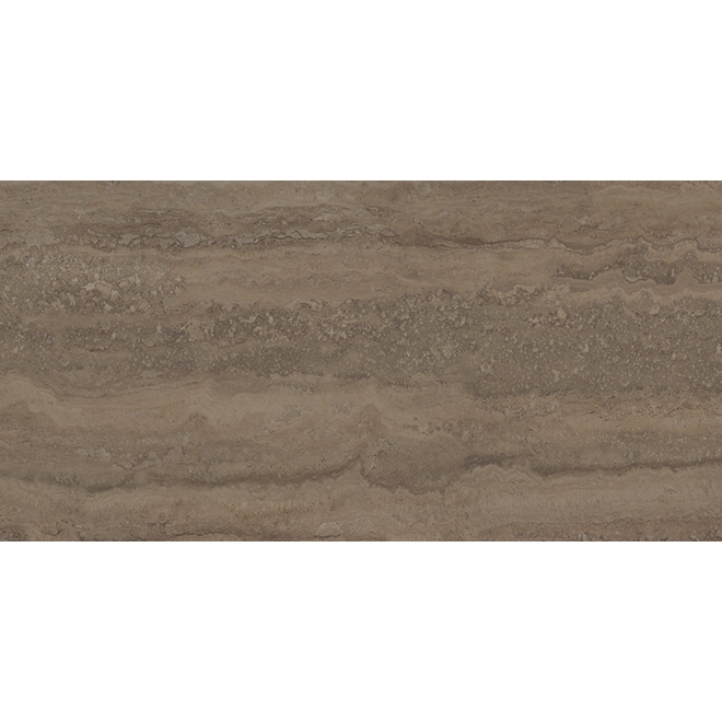 Provenza Unique Travertine Boden- und Wandfliese Chocolate Vein Cut matt 30x60 cm
