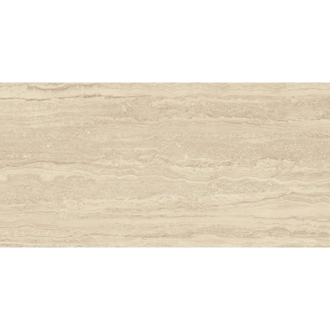 Provenza Unique Travertine Boden- und Wandfliese Cream Vein Cut matt 90x180 cm