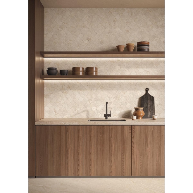 Provenza Pietra di Orosei Corda Mosaik Provenzale matt SilkTech 29,2x33,2 cm