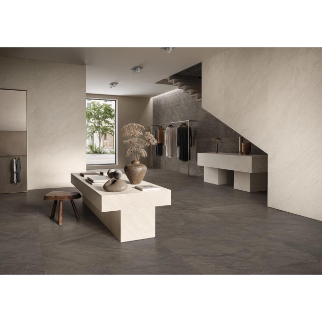 Provenza Pietra di Orosei Grigio Bruciato Bodenfliese matt Silktech Plus 60x120 cm