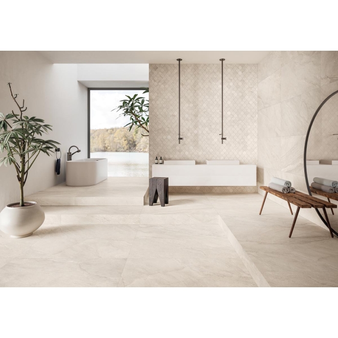 Provenza Pietra di Orosei Grigio Conchiglia Boden- und Wandfliese matt SilkTech 30x60 cm