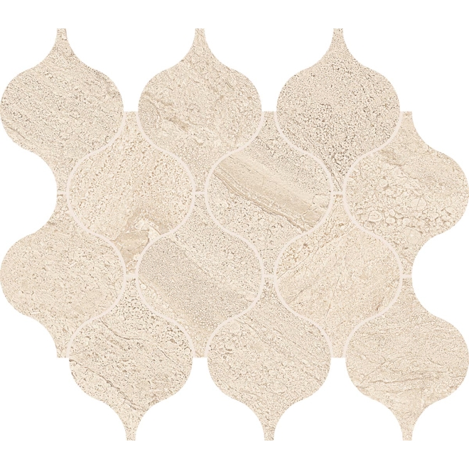 Provenza Pietra di Orosei Corda Mosaik Provenzale matt SilkTech 29,2x33,2 cm