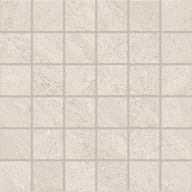 Provenza Pietra di Orosei Grigio Conchiglia Mosaik 5x5 matt SilkTech 30x30 cm