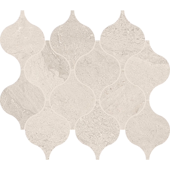 Provenza Pietra di Orosei Grigio Conchiglia Mosaik Provenzale matt SilkTech 29,2x33,2 cm