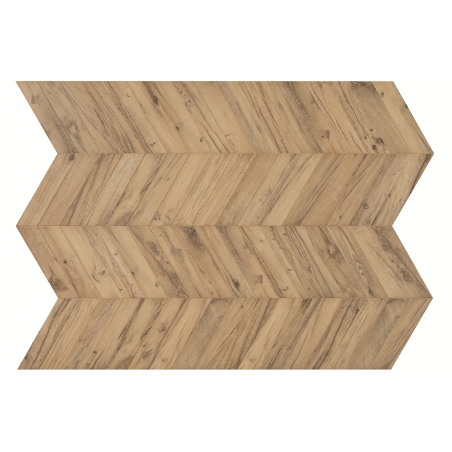 Provenza Revival Boden- und Wandfliese Chevron Biondo 11x54 cm
