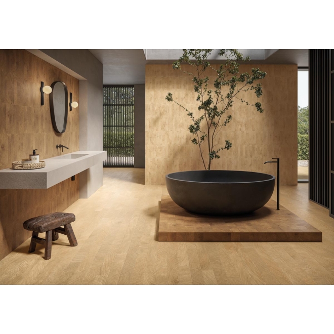 Provenza W-Circles Walnut Boden- und Wandfliese 10x10 cm