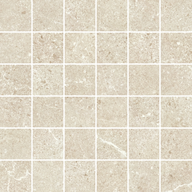 Margres Pure Stone White Anpoliert Mosaik 5x5 30x30 cm