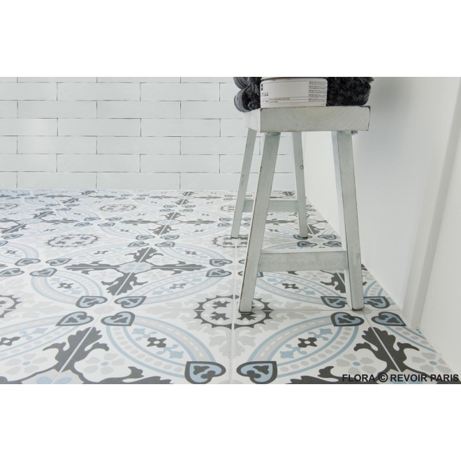 Revoir Paris Atelier Blanc De Lin glänzend Wandfliese 6,2x25 cm