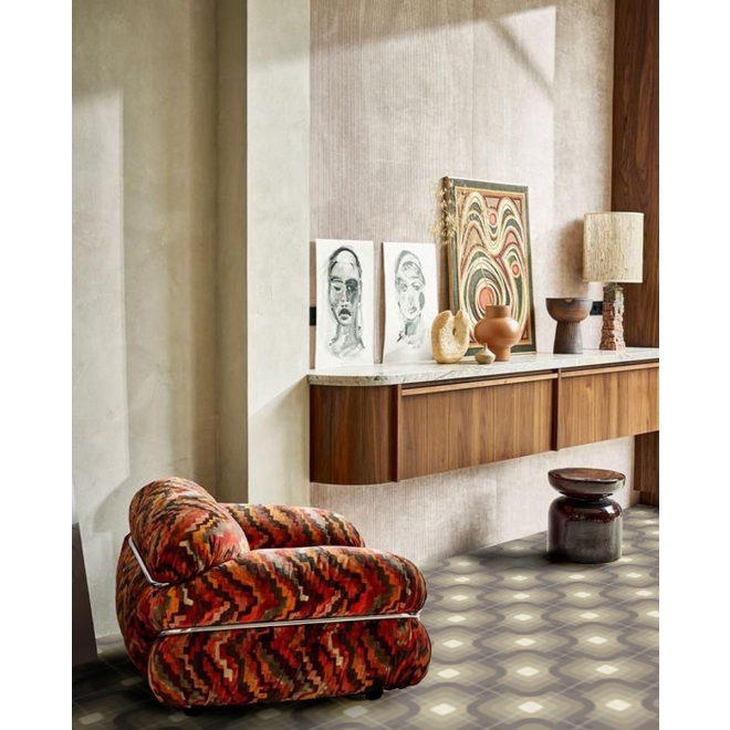 Revoir Paris Si-Bel Chataigne matt Wand/Bodenfliese 15x15 cm