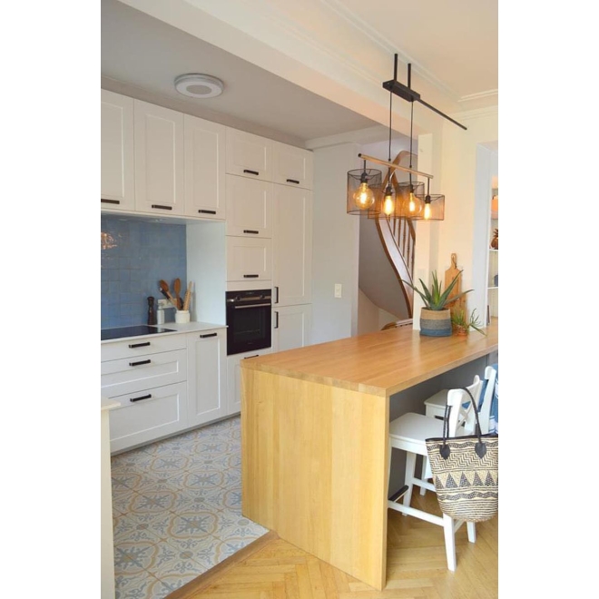 Revoir Paris La Madeleine Gaetine Bleu matt Wand/Bodenfliese 20x20 cm