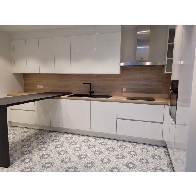 Revoir Paris La Madeleine Syrah Bleu matt Wand/Bodenfliese 20x20 cm