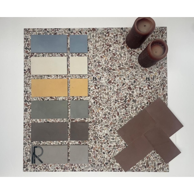 Revoir Paris Re-Bel Cuivre matt Boden- und Wandfliese 60x60 cm